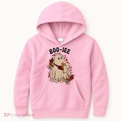 Boo Jee Fall Halloween Ghost Funny Kids Hoodie