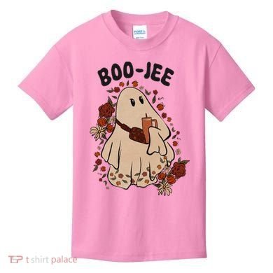Boo Jee Fall Halloween Ghost Funny Kids T-Shirt