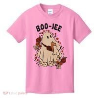 Boo Jee Fall Halloween Ghost Funny Kids T-Shirt thumb 0