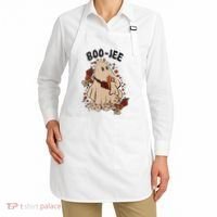 Boo Jee Fall Halloween Ghost Funny Apron thumb 2