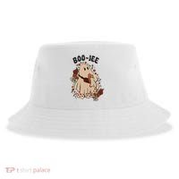 Boo Jee Fall Halloween Ghost Funny Sustainable Bucket Hat thumb 0