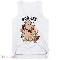 Boo Jee Fall Halloween Ghost Funny Tank Top thumb 0
