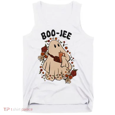 Boo Jee Fall Halloween Ghost Funny Tank Top