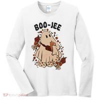Boo Jee Fall Halloween Ghost Funny Women's Long Sleeve Shirt thumb 0