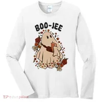 Boo Jee Fall Halloween Ghost Funny Women's Long Sleeve Shirt thumb 0