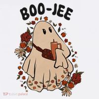 Boo Jee Fall Halloween Ghost Funny Women's Long Sleeve Shirt thumb 2