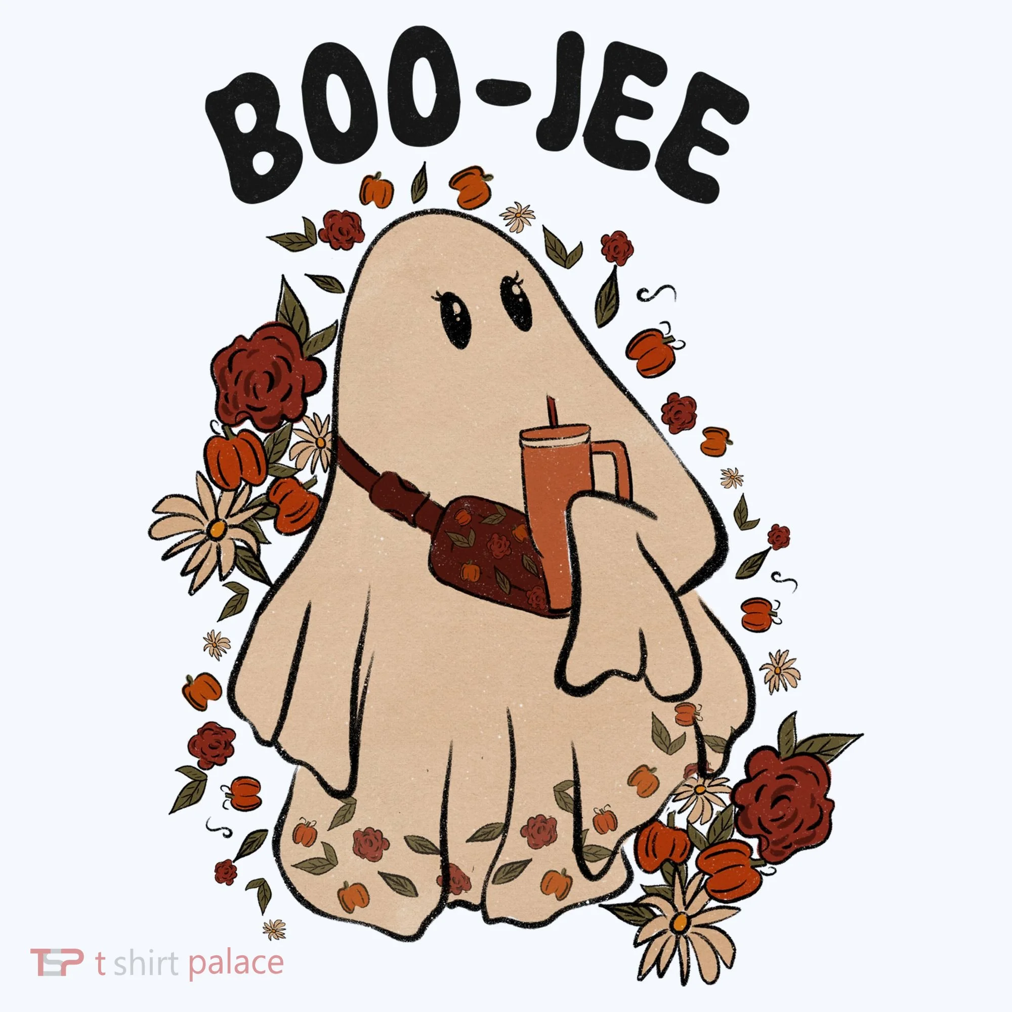 Boo Jee Fall Halloween Ghost Funny Women's Long Sleeve Shirt