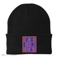 Big Jesus Fan Faith Striped Beanie thumb 0