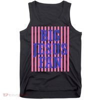Big Jesus Fan Faith Striped Tank Top thumb 0