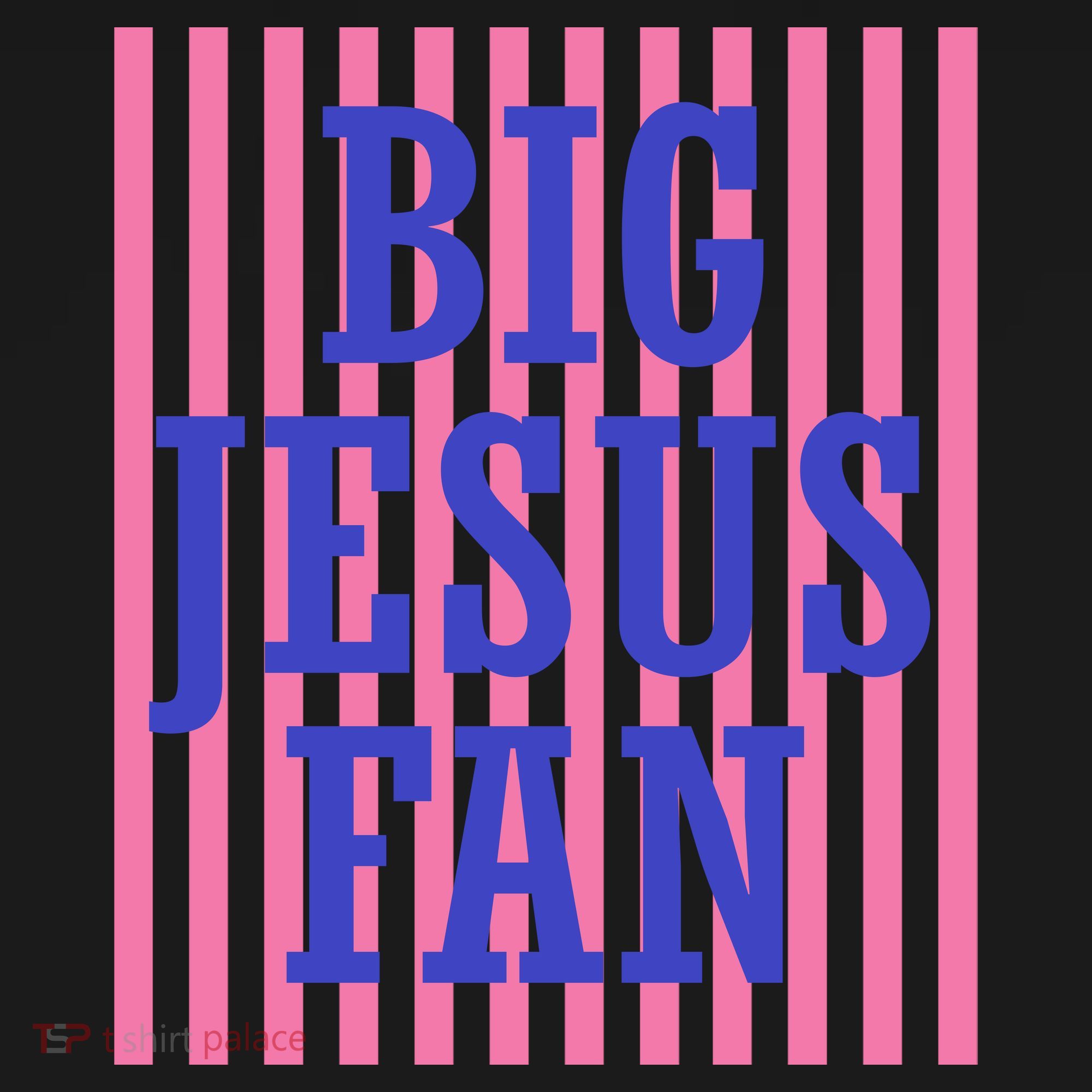 Big Jesus Fan Faith Striped Kids Sweatshirt
