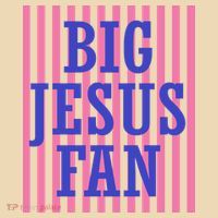 Big Jesus Fan Faith Striped Long Sleeve Shirt thumb 2