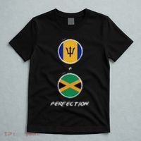 Barbados Jamaica Flag Perfection Bajan Barbadian Jamaican T-Shirt thumb 5
