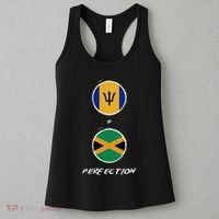 Barbados Jamaica Flag Perfection Bajan Barbadian Jamaican Women's Tank Top thumb 3