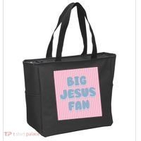 Big Jesus Fan Tote Bag thumb 2