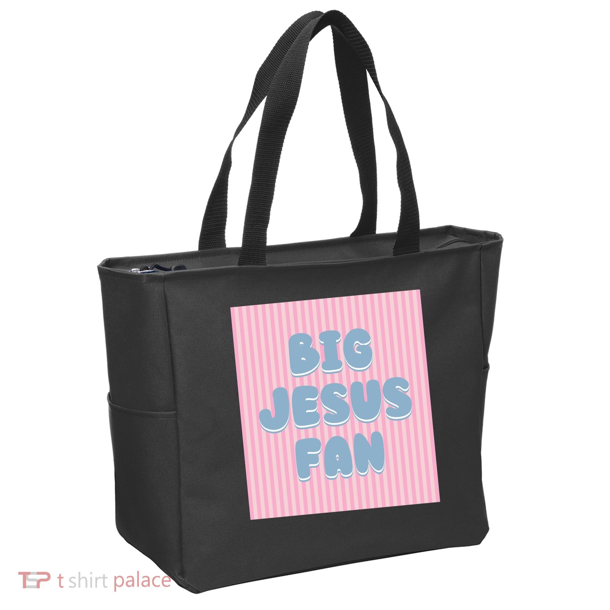Big Jesus Fan Tote Bag