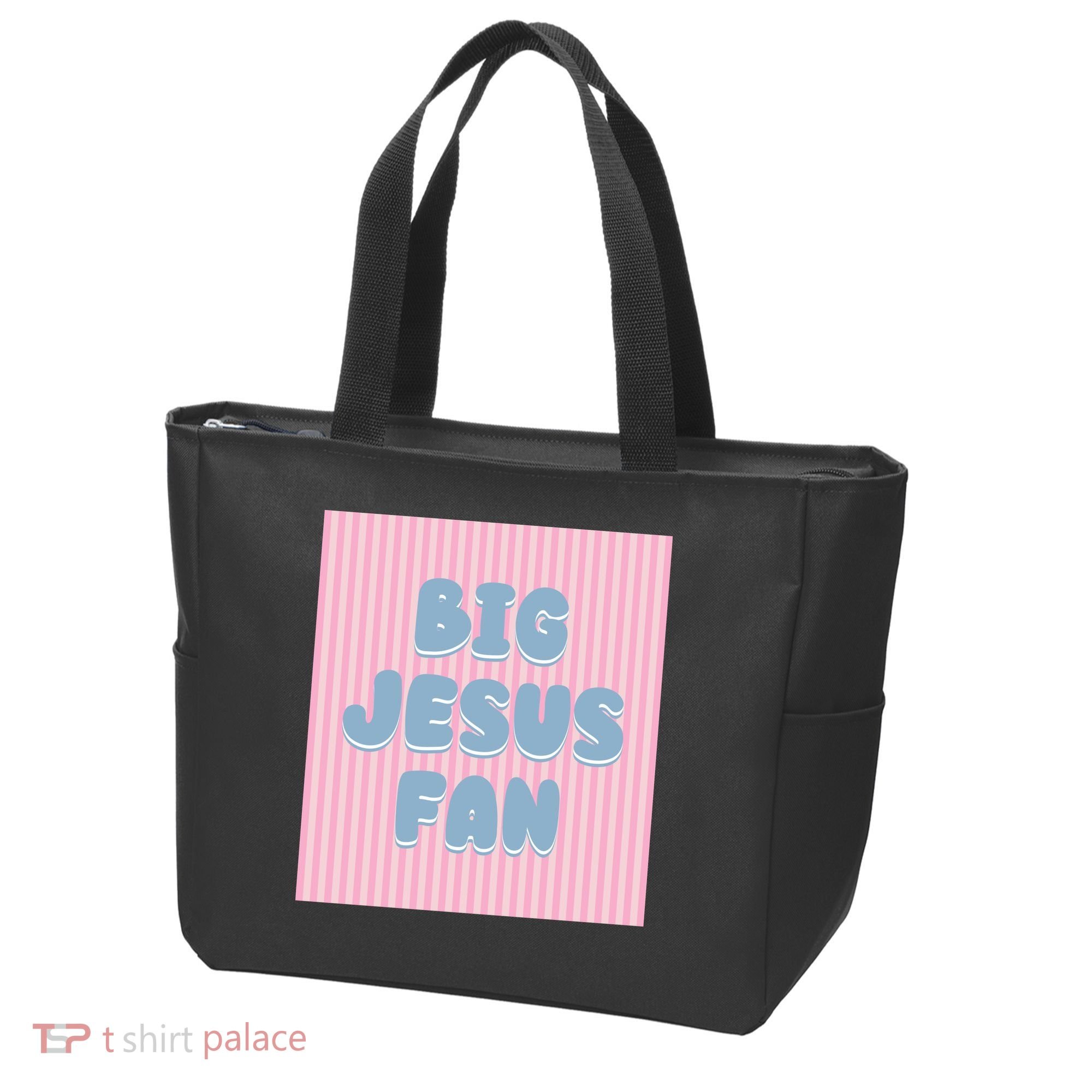Big Jesus Fan Tote Bag