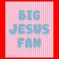 Big Jesus Fan Santa Hat thumb 1