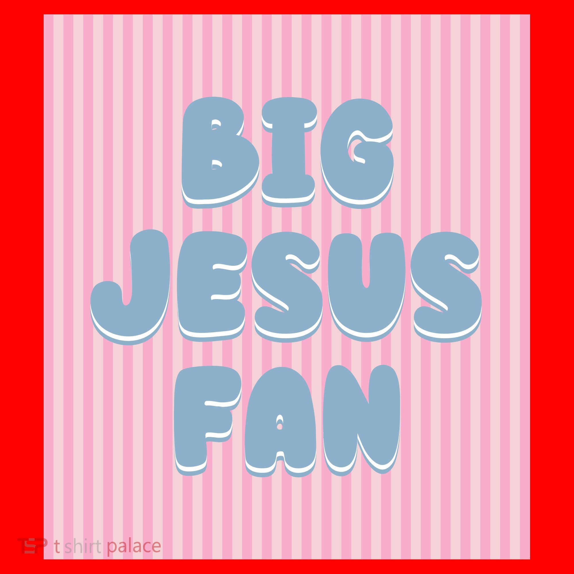 Big Jesus Fan Santa Hat