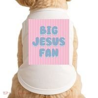Big Jesus Fan Doggie Tank thumb 0