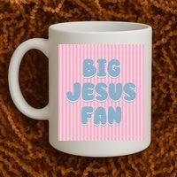 Big Jesus Fan Coffee Mug thumb 2