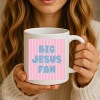 Big Jesus Fan Coffee Mug thumb 3
