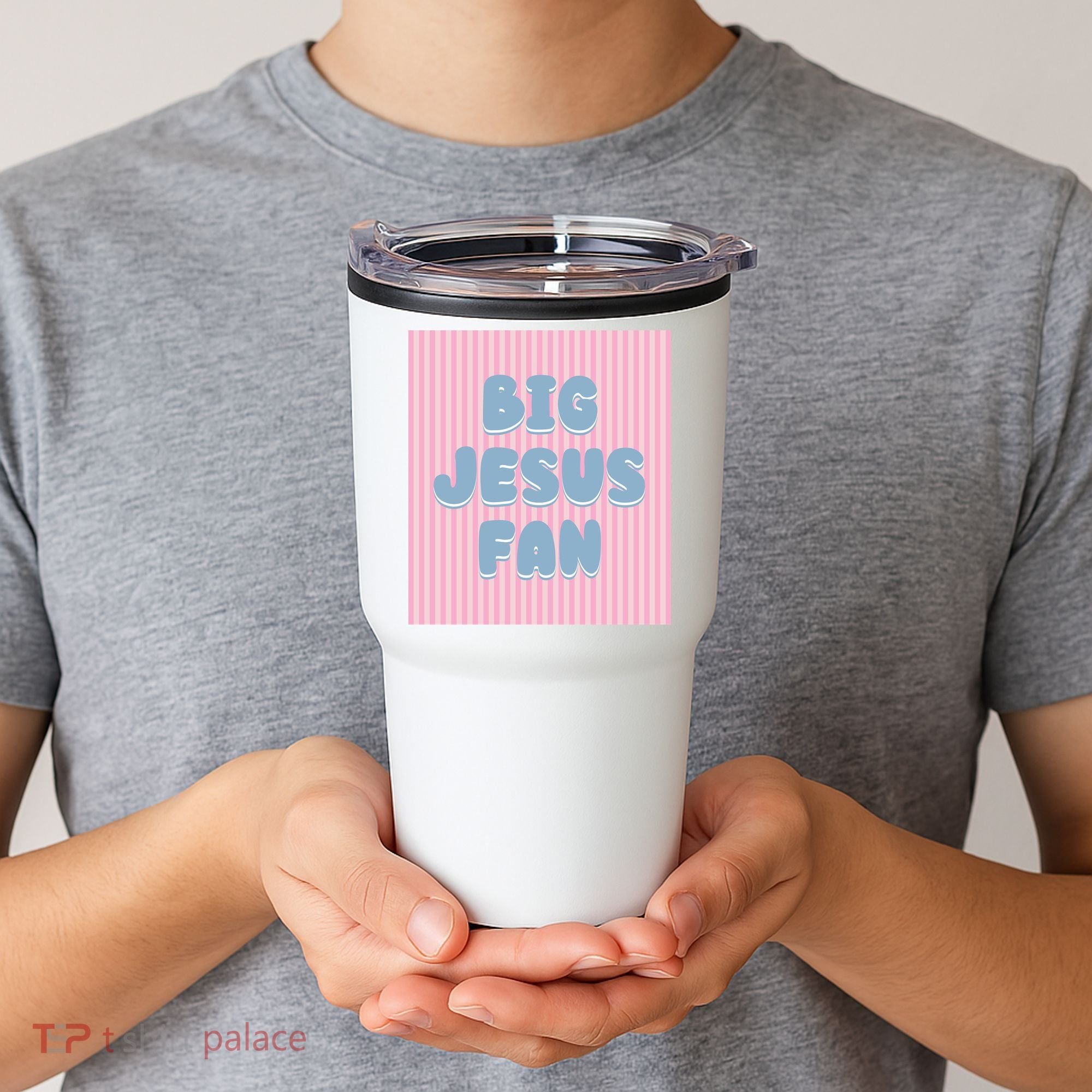 Big Jesus Fan Tumbler