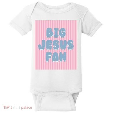 Big Jesus Fan Baby Bodysuit
