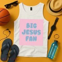 Big Jesus Fan Tank Top thumb 4