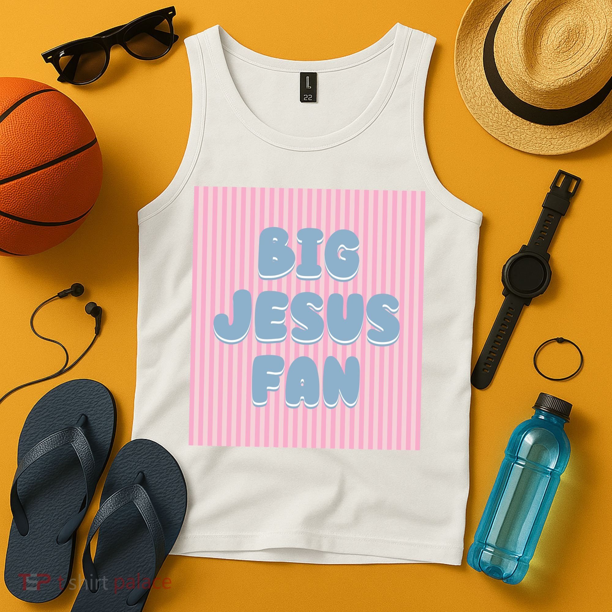 Big Jesus Fan Tank Top