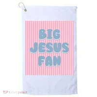 Big Jesus Fan Golf Towel thumb 0