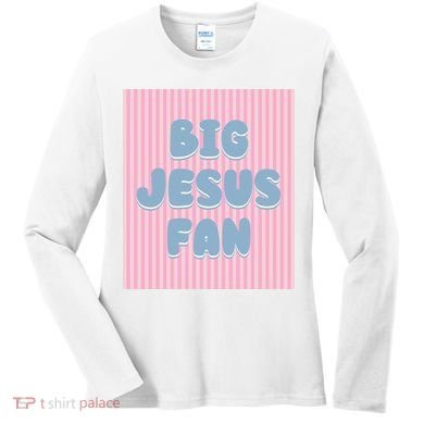 Big Jesus Fan Women's Long Sleeve Shirt