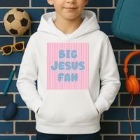 Big Jesus Fan Kids Hoodie thumb 2