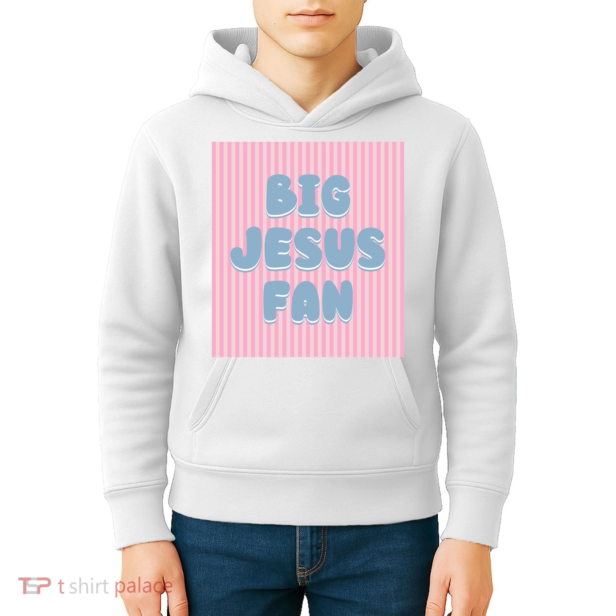 Big Jesus Fan Kids Hoodie