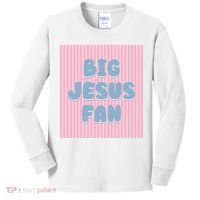 Big Jesus Fan Kids Long Sleeve Shirt thumb 0