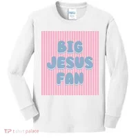 Big Jesus Fan Kids Long Sleeve Shirt thumb 0