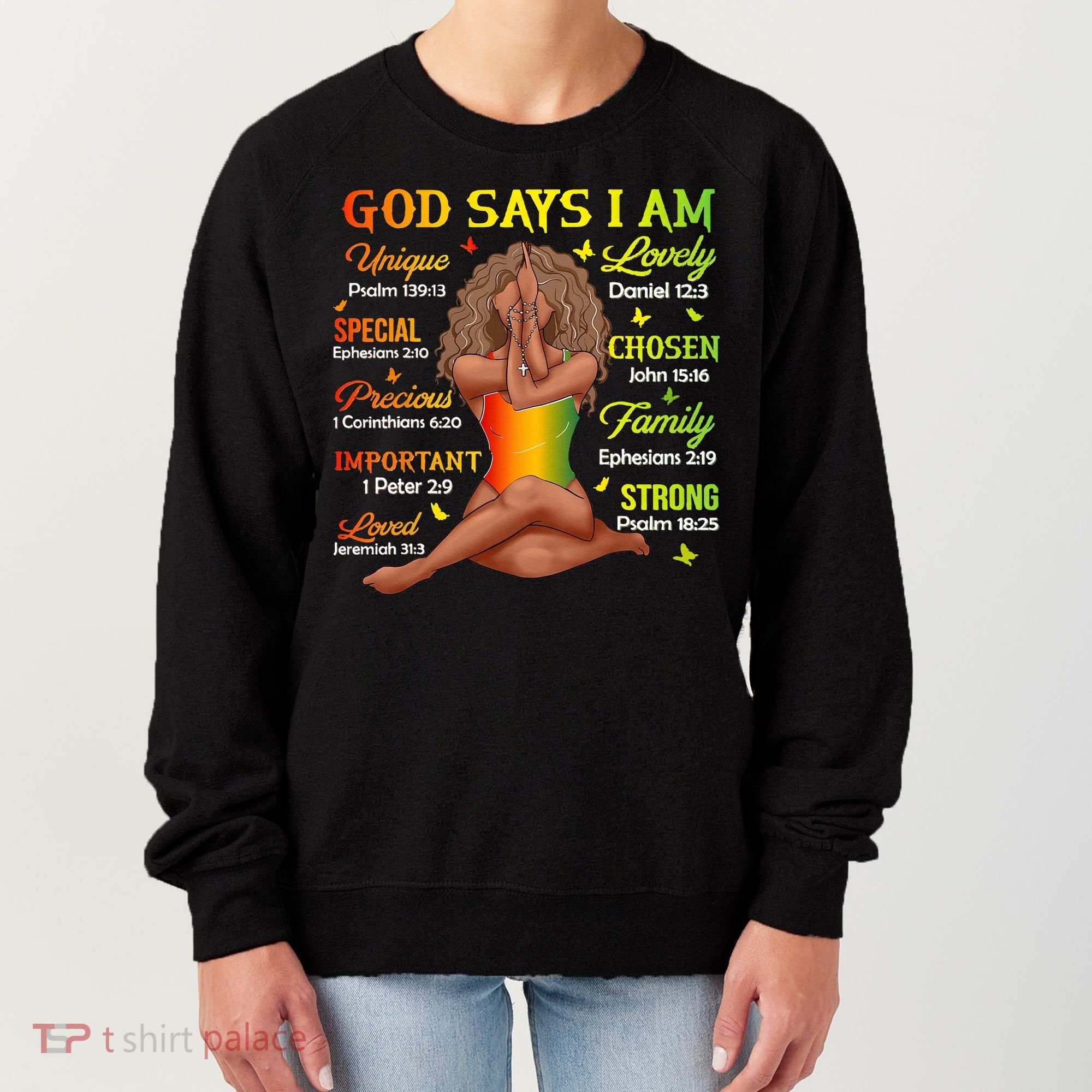 Black Juneteenth God Says I Am African History Women's Sweatshirt