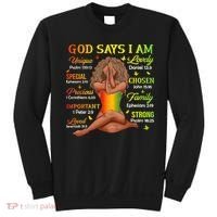 Black Juneteenth God Says I Am African History Sweatshirt thumb 0
