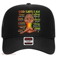 Black Juneteenth God Says I Am African History Hat thumb 0