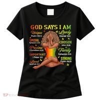 Black Juneteenth God Says I Am African History Women's T-Shirt thumb 0