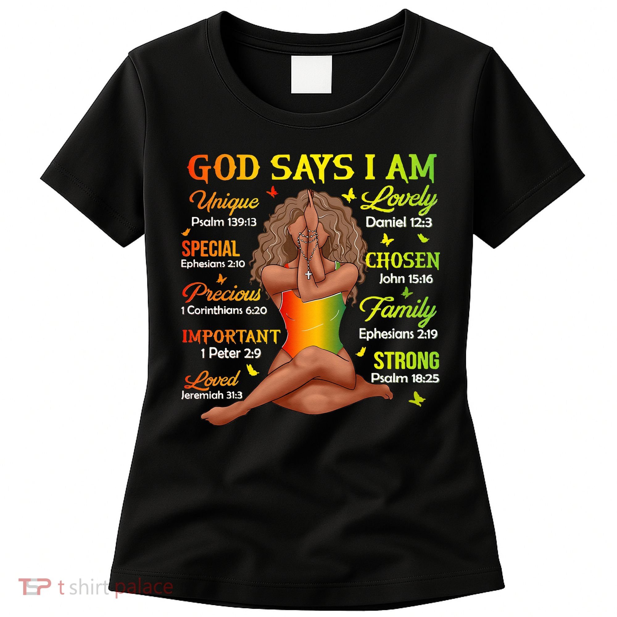 Black Juneteenth God Says I Am African History Women's T-Shirt