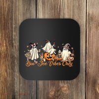 Boo Jee Ghost Ice Coffee Coquette Bow Halloween Women Girl Coaster thumb 0