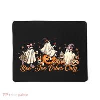 Boo Jee Ghost Ice Coffee Coquette Bow Halloween Women Girl Mousepad thumb 0