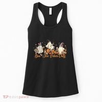 Boo Jee Ghost Ice Coffee Coquette Bow Halloween Women Girl Women's Tank Top thumb 0