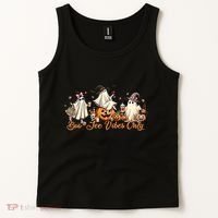 Boo Jee Ghost Ice Coffee Coquette Bow Halloween Women Girl Tank Top thumb 2