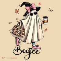 Boo Jee Ghost Ice Coffee Coquette Bow Halloween Women Girl Tote Bag thumb 4