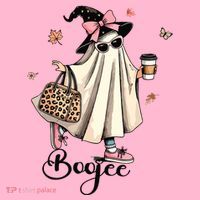 Boo Jee Ghost Ice Coffee Coquette Bow Halloween Women Girl Coaster thumb 2