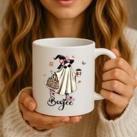 Boo Jee Ghost Ice Coffee Coquette Bow Halloween Women Girl Coffee Mug thumb 3
