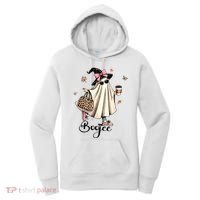 Boo Jee Ghost Ice Coffee Coquette Bow Halloween Women Girl Women's Hoodie thumb 0