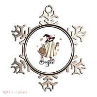 Boo Jee Ghost Ice Coffee Coquette Bow Halloween Women Girl Ornament thumb 0
