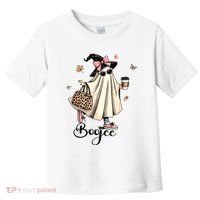 Boo Jee Ghost Ice Coffee Coquette Bow Halloween Women Girl Toddler T-Shirt thumb 0